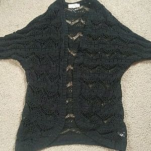 Black cardigan